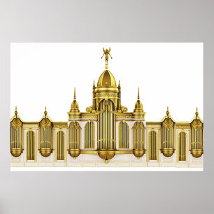 Theatre Pipe Organ Wall Art Poster