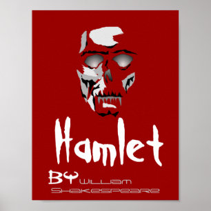 Theatre Play Poster Hamlet By William Shakespeare
