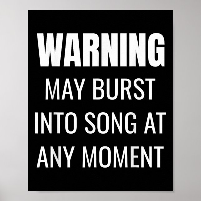 Theatre Quote - Musical Theater Teacher - Drama St Poster (Front)