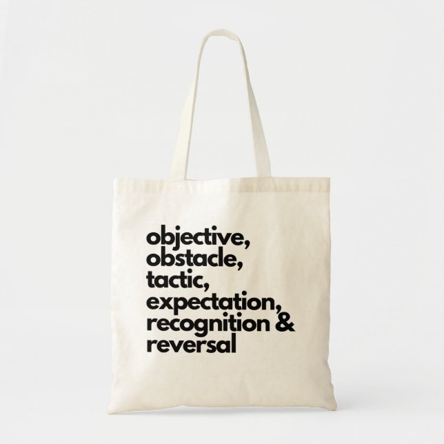 Theatre Rehearsal Tote Bag (Front)