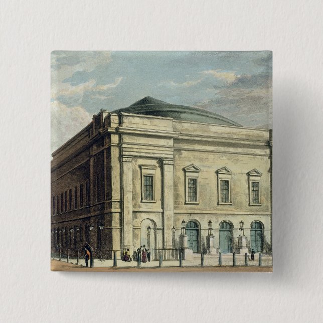 Theatre Royal, Drury Lane, in London, designed by 15 Cm Square Badge (Front)