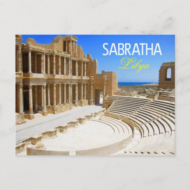 Theatre Ruins of Sabratha, Libya Postcard (Front)