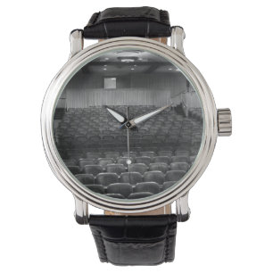 Theatre Seating Black White Photo Watch