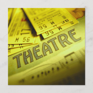 Theatre Sheet Music & Tickets Invitation