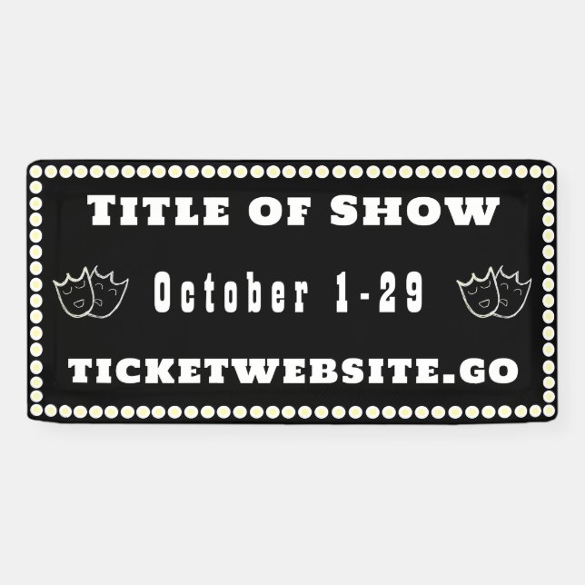 Theatre Show Advertisement Banner (Horizontal)