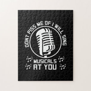 Theatre Singer Broadway Jigsaw Puzzle