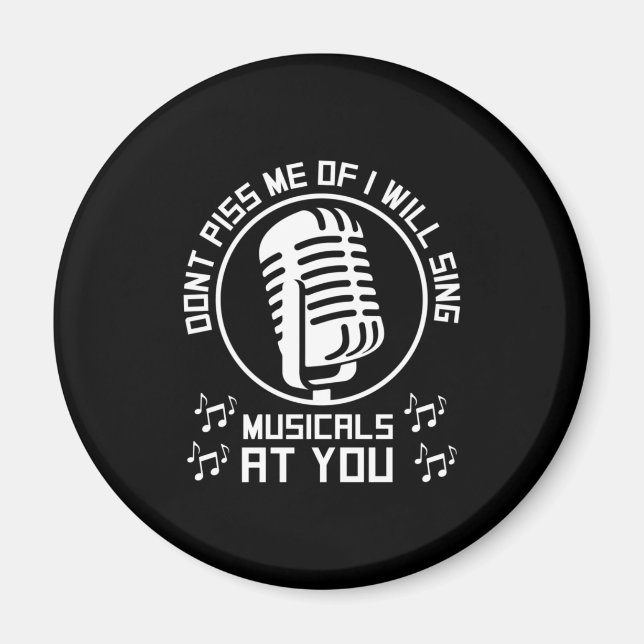 Theatre Singer Broadway Magnet (Front)