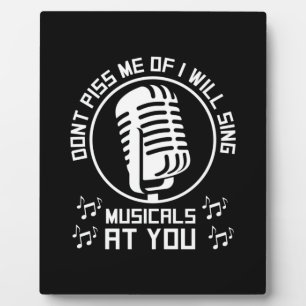 Theatre Singer Broadway Plaque