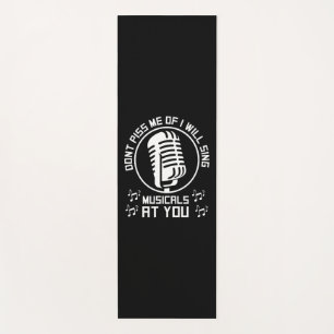 Theatre Singer Broadway Yoga Mat