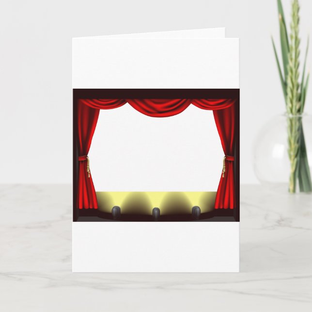 Theatre stage card (Front)