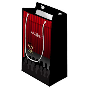 Theatre Stage Curtain Director Custom SGB Small Gift Bag