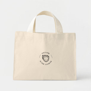 Theatre the answer mini tote bag