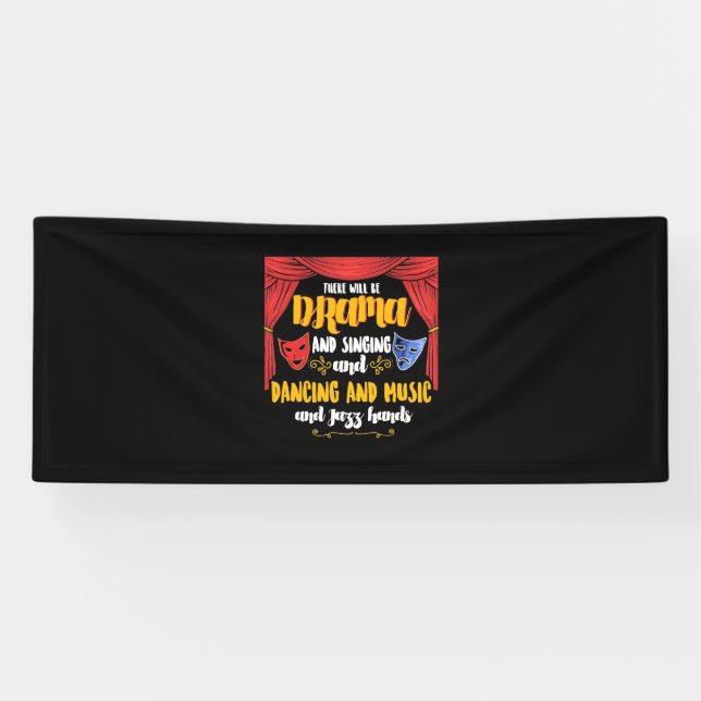 Theatre There will Be Drama Banner (Horizontal)