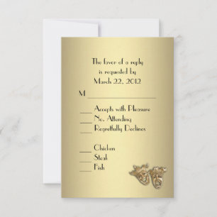 Theatre Wedding Invitation