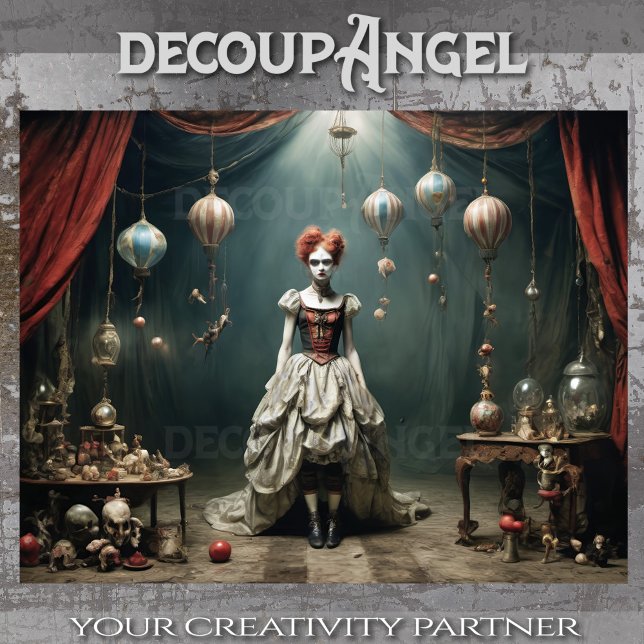 Theatrical Chaos of the Absurd - Decoupage" Tissue Paper (Creator Uploaded)