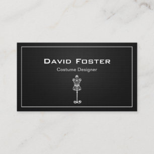 Theatrical Film Costume Designer Dressmaker Business Card