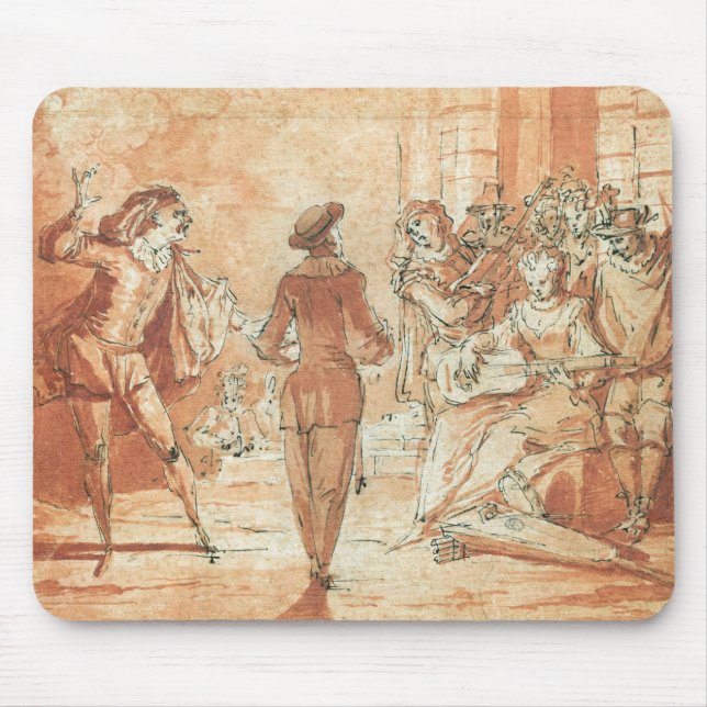 Theatrical Scene Mouse Pad (Front)