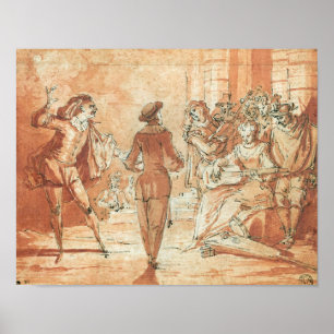Theatrical Scene Poster