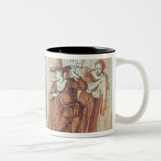 Theatrical Scene Two-Tone Coffee Mug (Right)