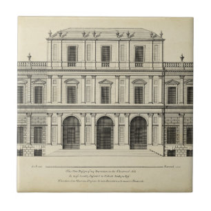 Theatrical Style Façade by Colen Campbell Ceramic Tile