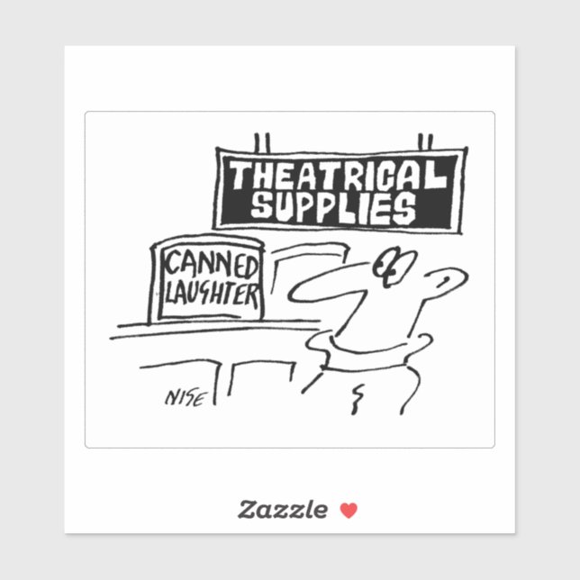 Theatrical Supplies Shop Cartoon. (Sheet)