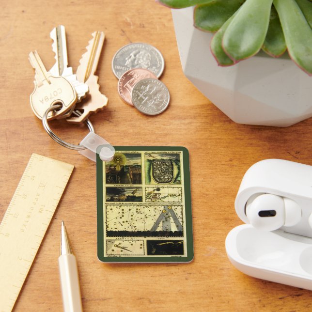 Theatrum Cometicum Comets by Stanislaw Lubieniecki Key Ring (Desk)