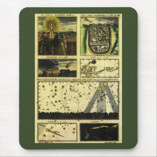 Theatrum Cometicum Comets by Stanislaw Lubieniecki Mouse Pad