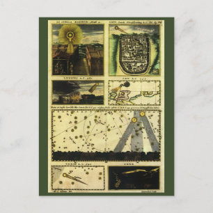 Theatrum Cometicum Comets by Stanislaw Lubieniecki Postcard