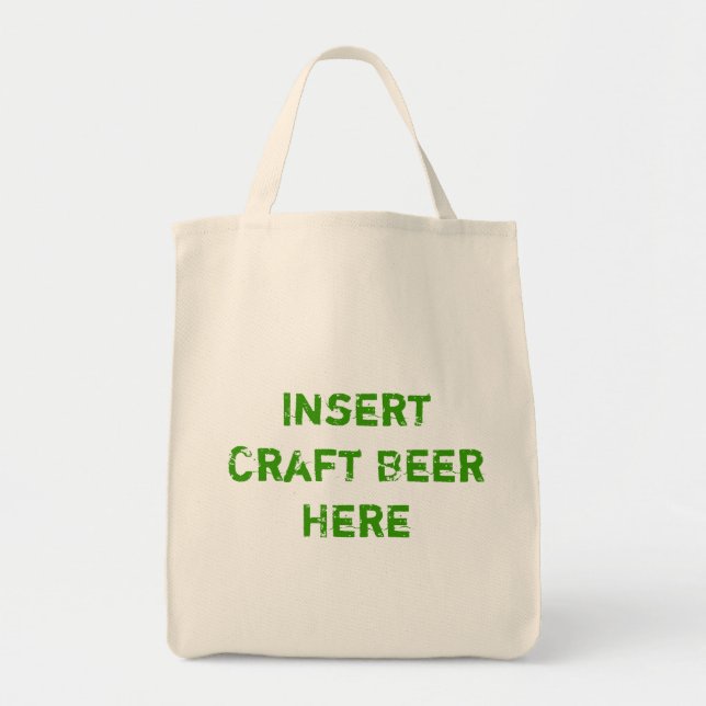 TheBEERSgoneBAD: Craft Beer Grocery Tote (Front)