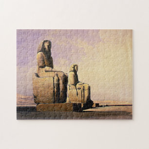 Thebes December 4th 1838 David Roberts / Haghe Art Jigsaw Puzzle