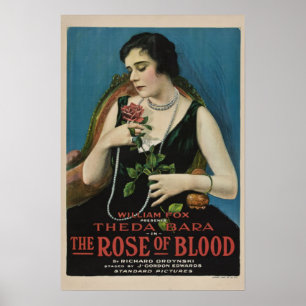 Theda Bara The Rose of Blood Movie Poster