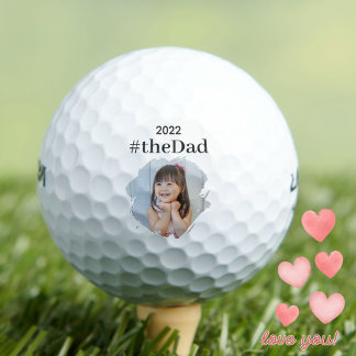 #theDad, Year and Custom Photo Golf Balls