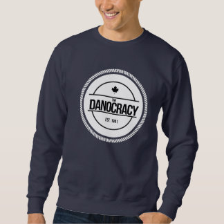 TheDanocracy Navy Crew Neck Pullover Sweatshirts