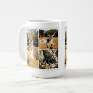 Thee Kangaroo Picture Collage, Coffee Mug