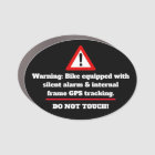 Theft prevention bike magnet