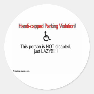 thegimpstore.com classic round sticker