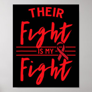 Their Fight Is My Fight Chd Heart Disease Awarenes Poster