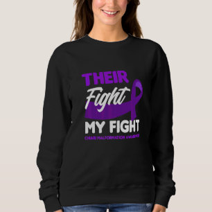 Their Fight Is My Fight Chiari Malformation Awaren Sweatshirt