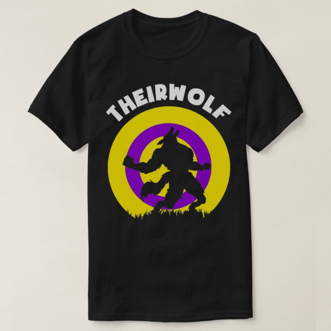 Theirwolf LGBTI Interse  T-Shirt (Design Front)
