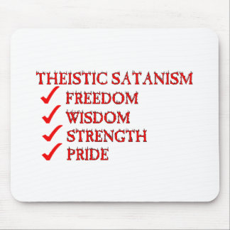 Theistic Satanism/Luciferianism Devotion Mouse Pad