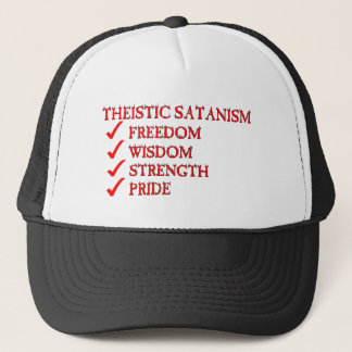 Theistic Satanism/Luciferianism Devotion Trucker Hat