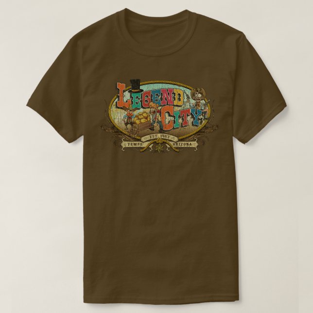 Theme Park Legend City Arizona 1963  T-Shirt (Design Front)