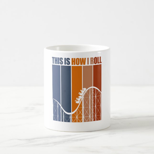 Theme Park Shirt For Roller Coaster Lovers Coffee Mug (Center)