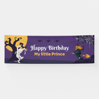 Theme Personalised Happy Birthday Party Banner