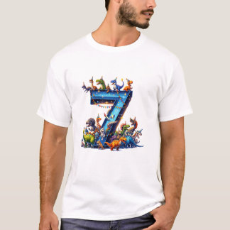 Themed 7th Birthday T-Shirt