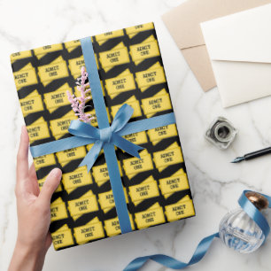 Themed Movie tocket pattern wrapping paper
