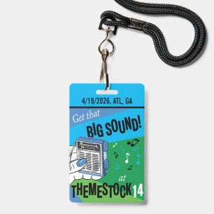 Themestock XIV "Backstage" Pass ID Badge
