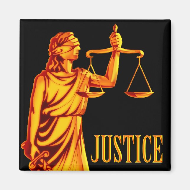 Themis | Scales of Justice Magnet (Front)