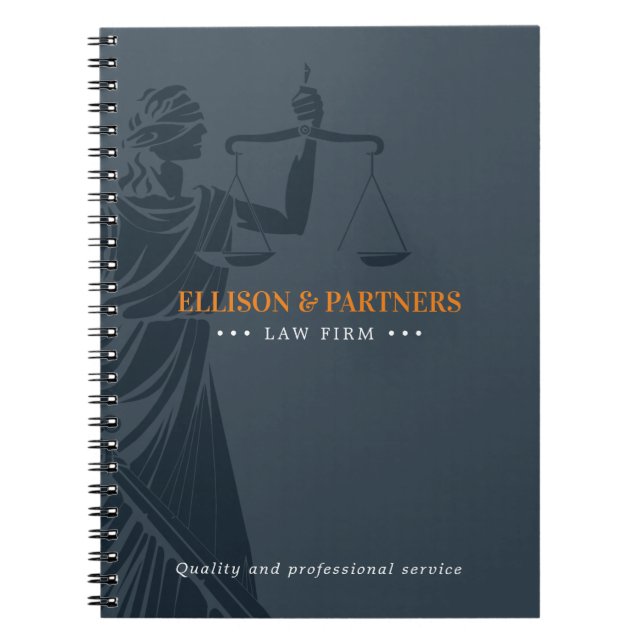 Themis | Scales of Justice Notebook (Front)