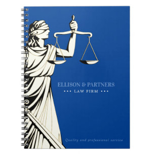 Themis Scales of Justice Notebook